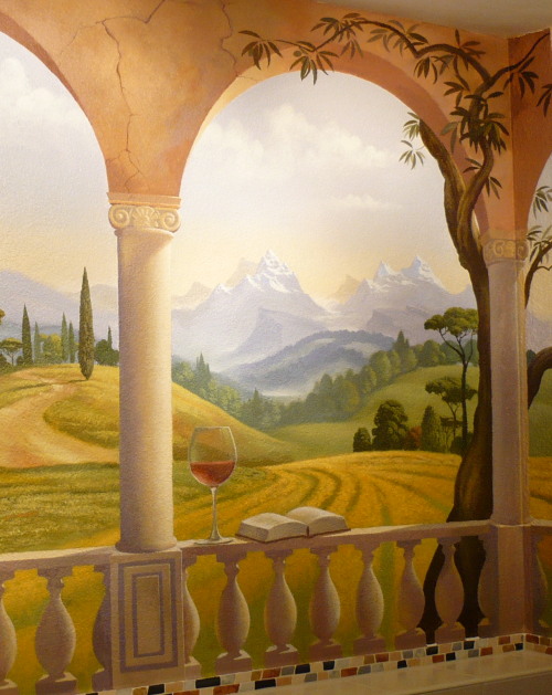 Stefan Ambs, Illusionsmalerei Badezimmer